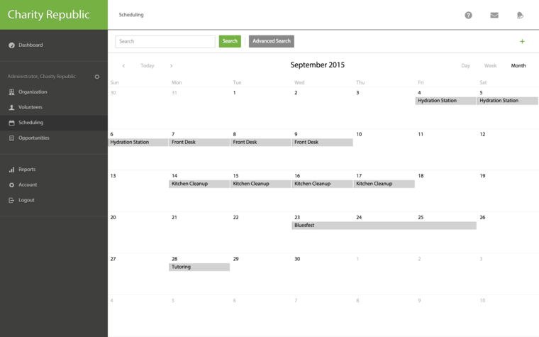 Volunteer Scheduling Image